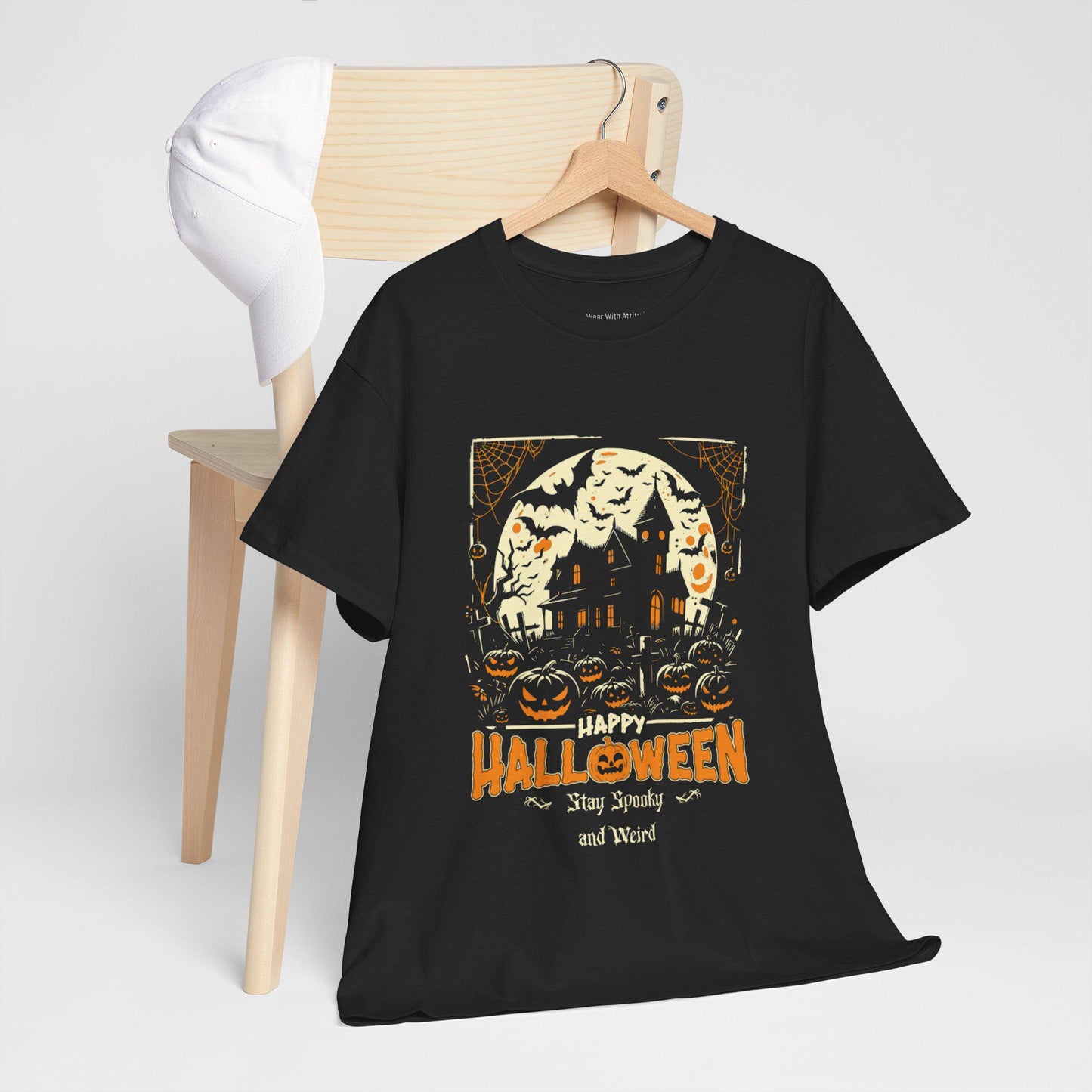 Haunted House Halloween Tee: Spooky Graphic Shirt