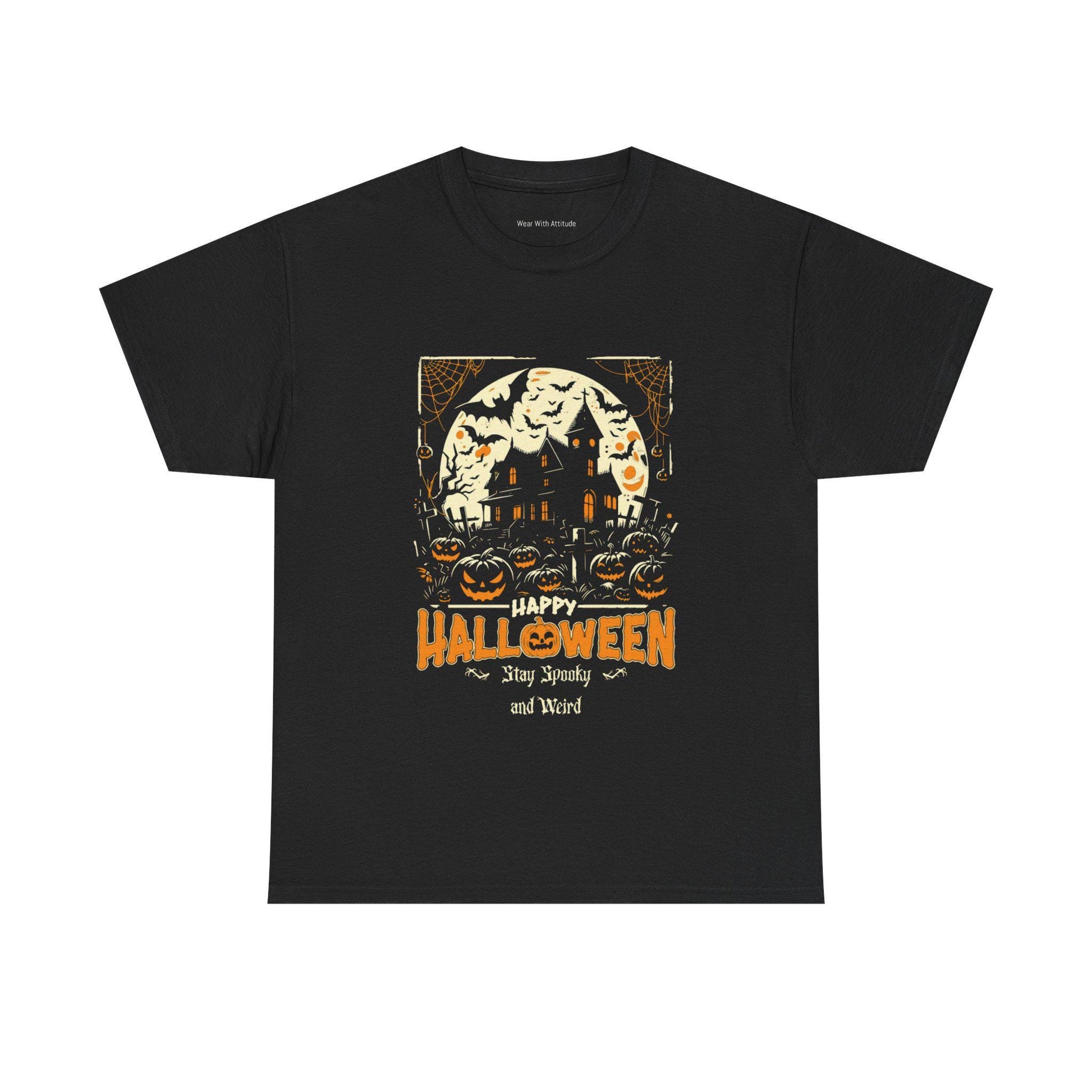 Haunted House Halloween Tee: Spooky Graphic Shirt