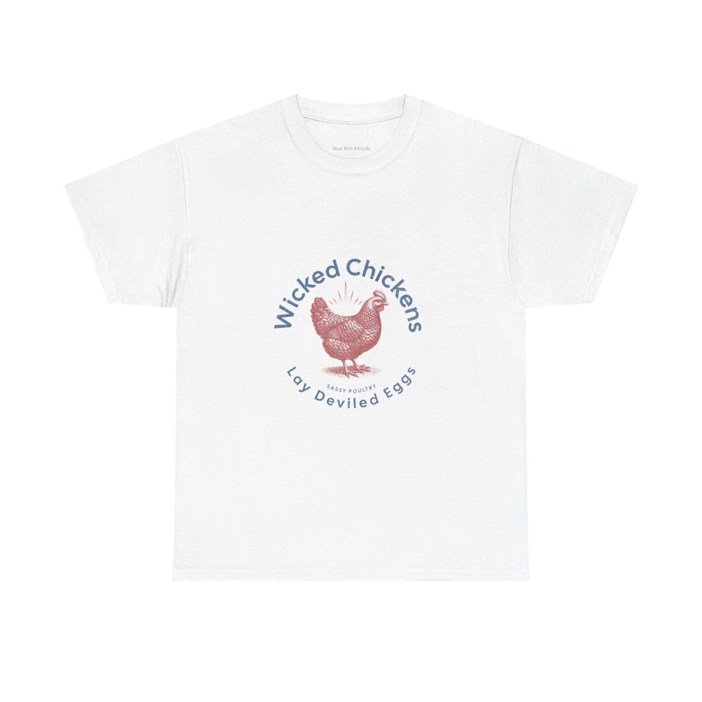 Wicked Chickens Lay Deviled Eggs T-shirt ~ funny chicken shirt, Funny farm shirt, chicken lady, farmer, chicken shirt, Chicken lover
