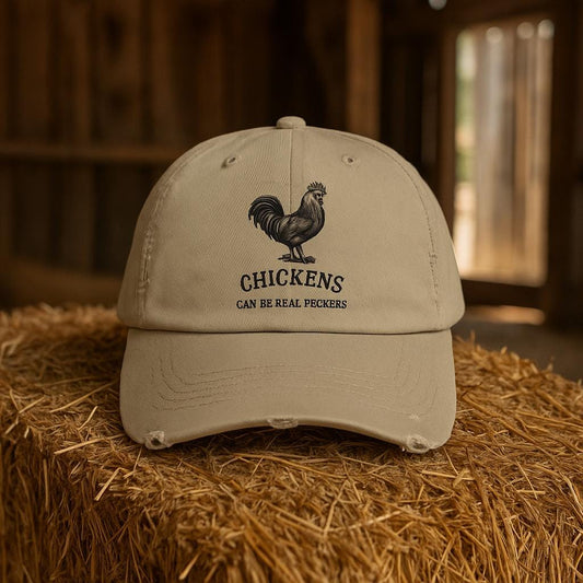 Chicken Can be Real Peckers Hat, Farmhouse Style Hat, Gift for Chicken Lovers, Casual Outdoor Cap, Trendy Farm Cap, Chicken hat